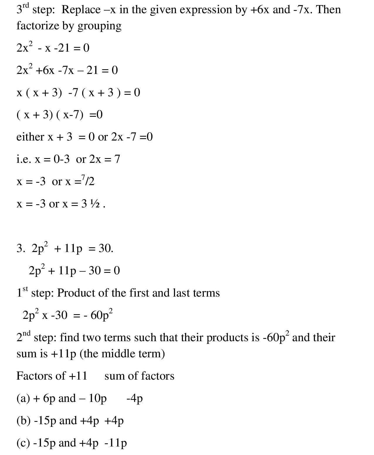Quadratic Equation by Factorization Method_3