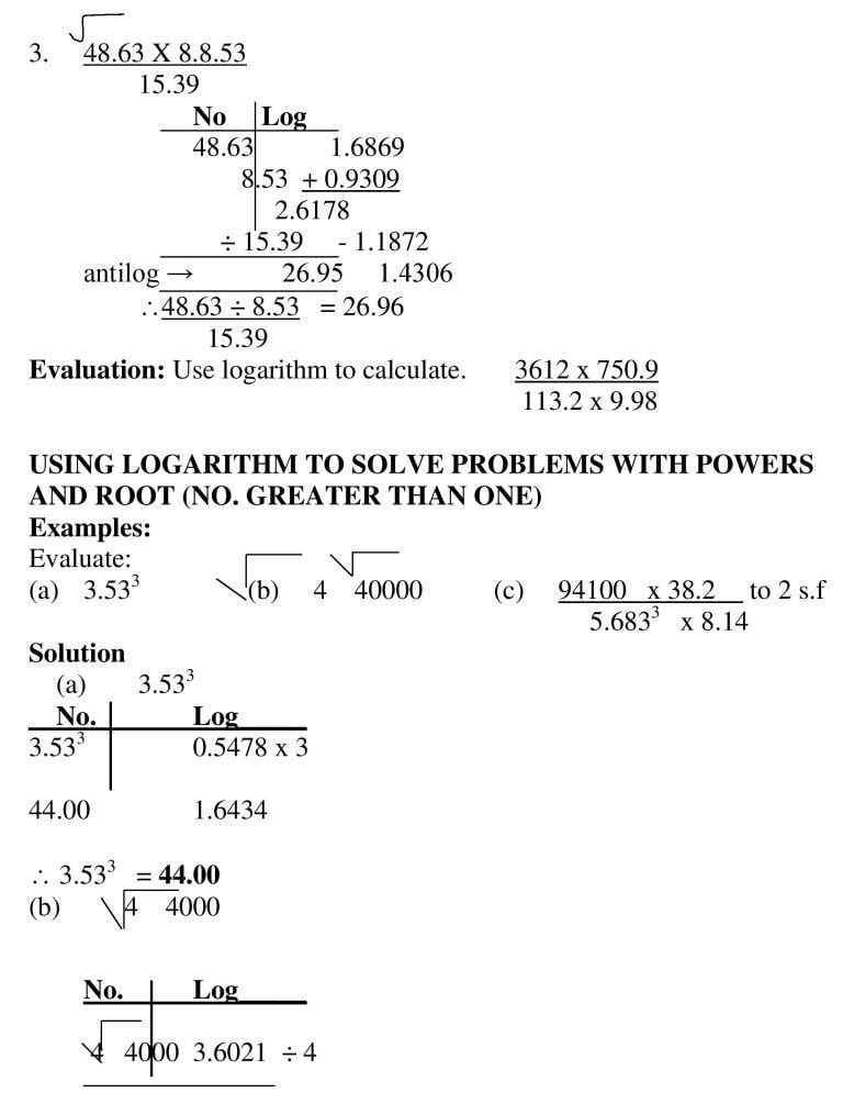 REVISION OF LOGARITHM OF NUMBERS GREATER THAN ONE AND LOGARITHM OF NUMBERS LESS THAN ONE_05